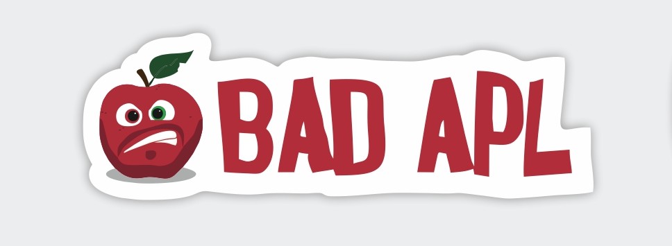 BAD APL Sticker